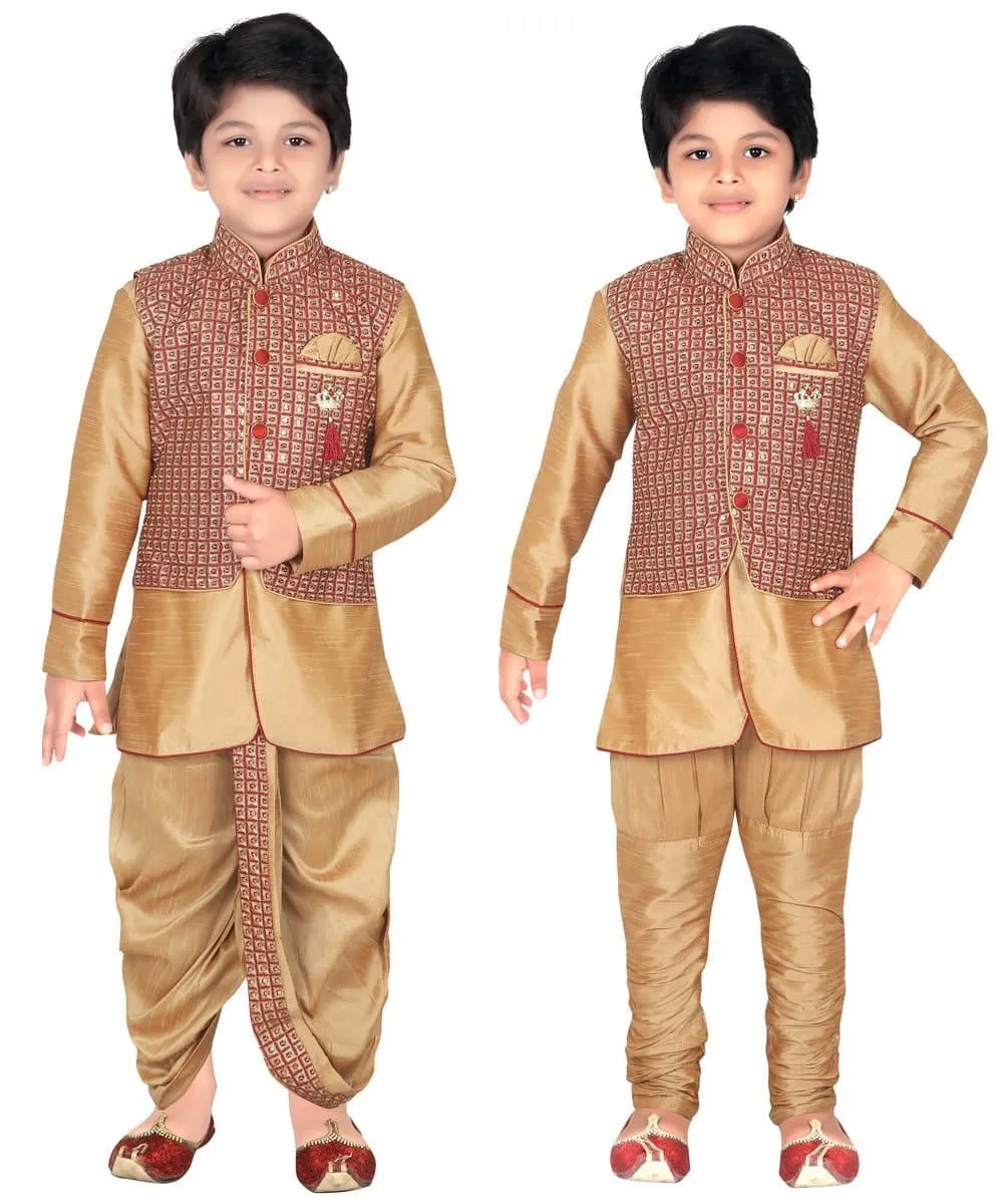 Ahhaaaa Kids Jodhpuri Suits Set for Boys (kids ethnic wear boys)