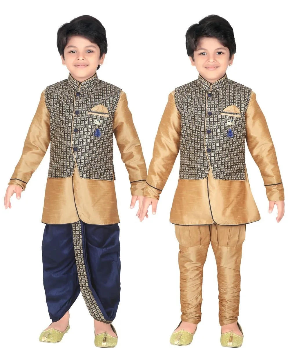 Ahhaaaa Kids Jodhpuri Suits Set for Boys (kids ethnic wear boys)