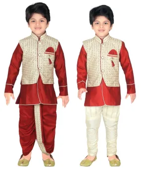 Ahhaaaa Kids Jodhpuri Suits Set for Boys (kids ethnic wear boys)