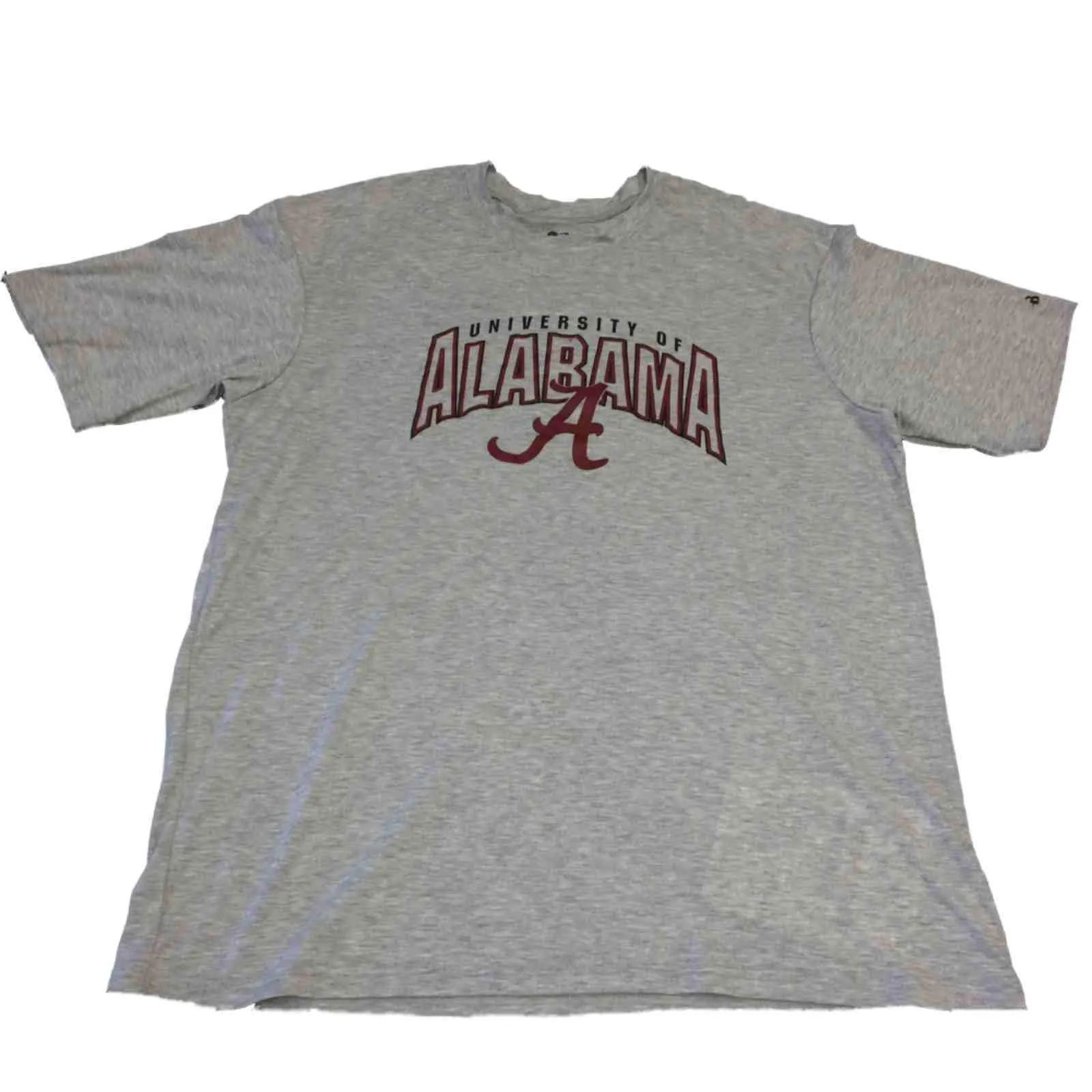 Alabama Crimson Tide Badger Sport Gray Short Sleeve Crew Neck T-Shirt (L)