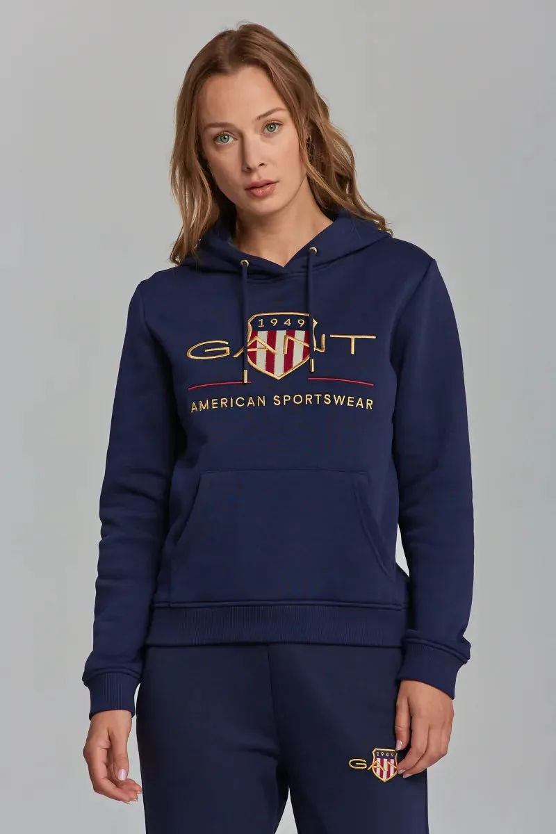 Archive Shield Hoody Navy