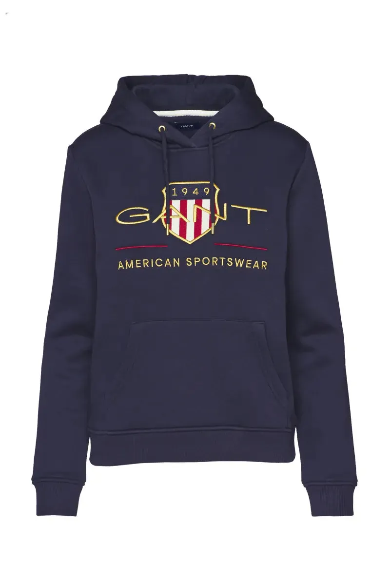 Archive Shield Hoody Navy