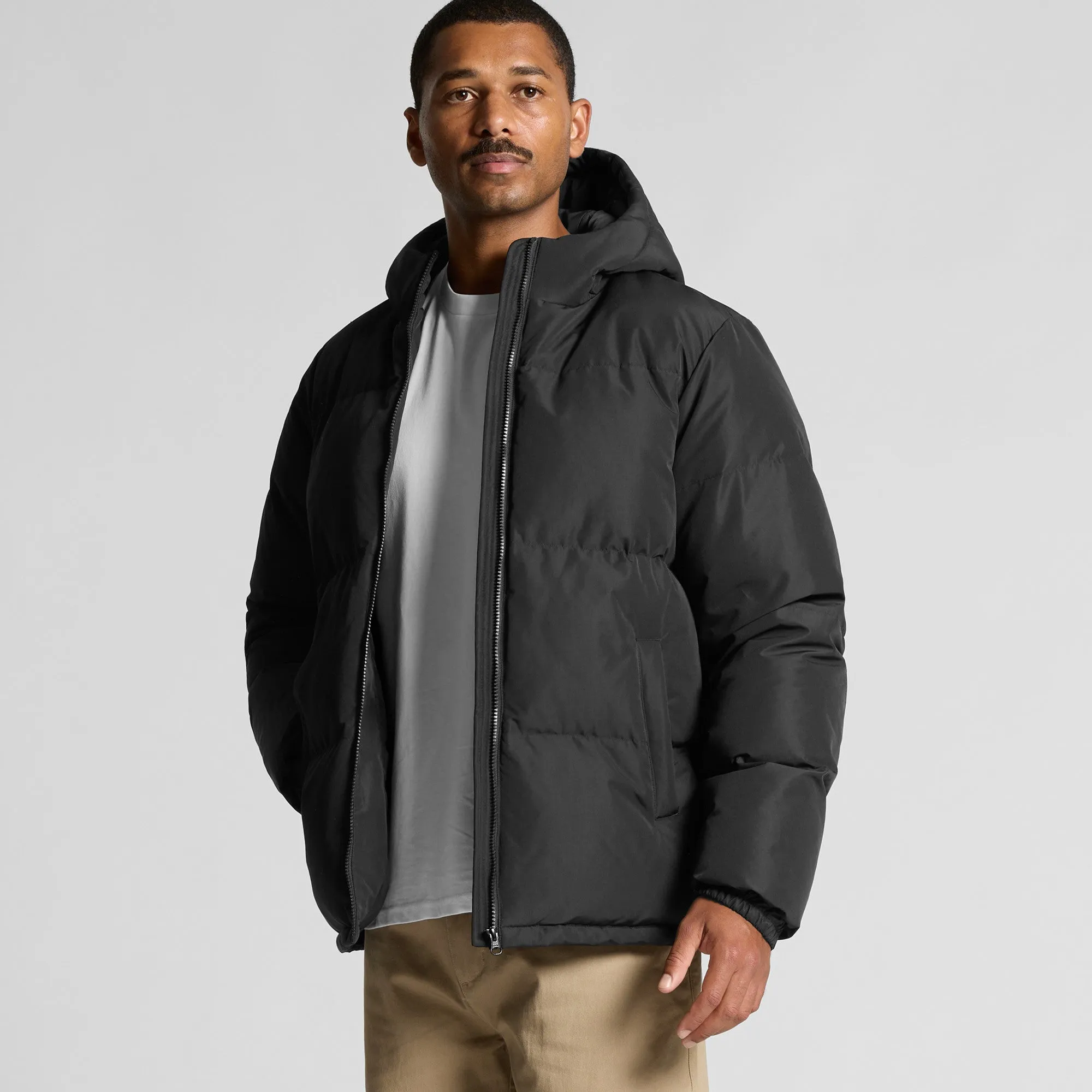 Ascolour Mens Hooded Puffer Jacket (5590)