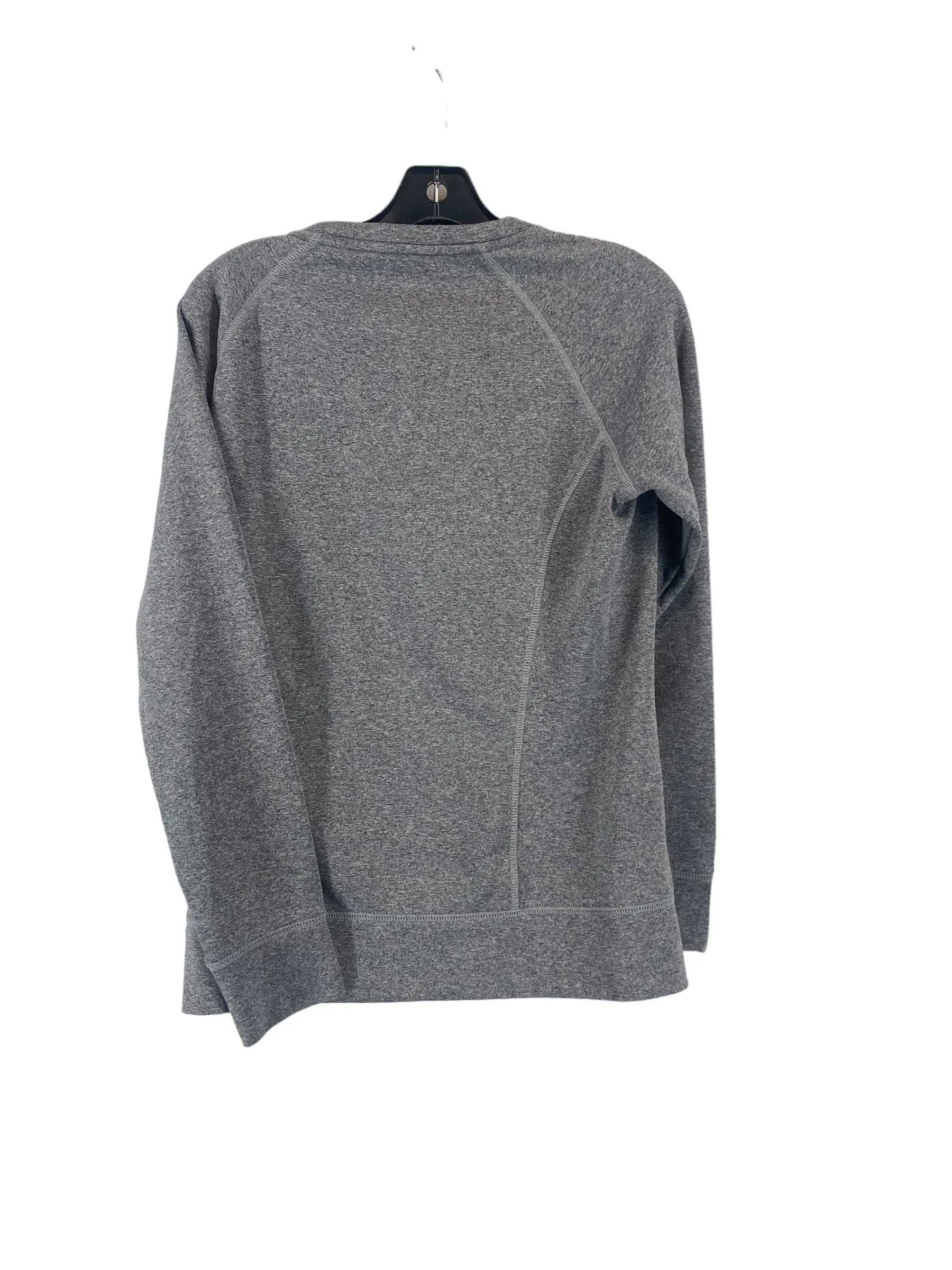 Athletic Top Long Sleeve Crewneck By The North Face In Grey, Size: M