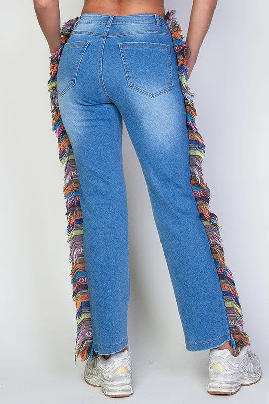 Aztec Fring Jeans