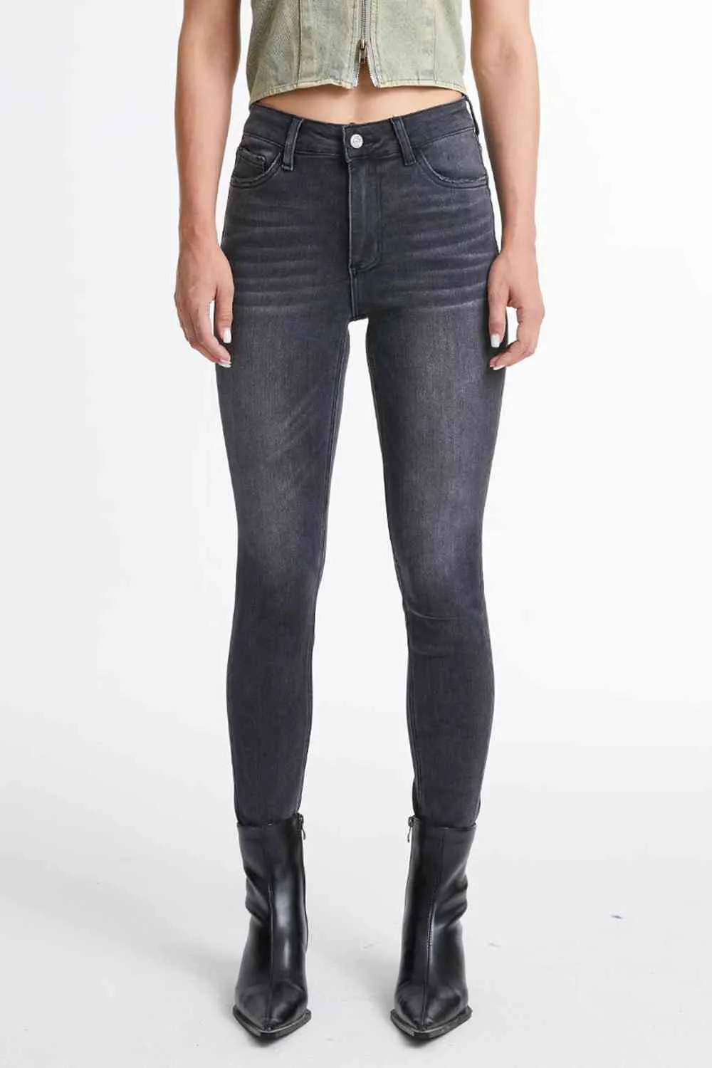 BAYEAS, Cropped Skinny Jeans