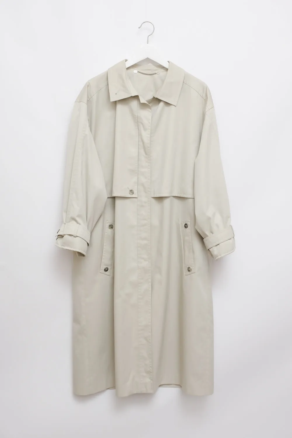 BEIGE VINTAGE SUMMER TRENCH COAT