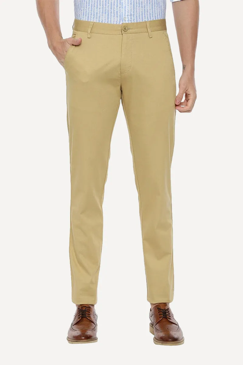 Bronx Chinos - Light Khaki Trouser For Men | Ariser