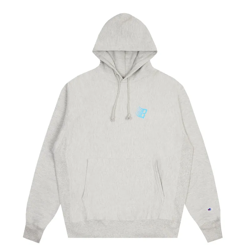 BRONZE 56K 3D B LOGO HOODIE - HEATHER GREY