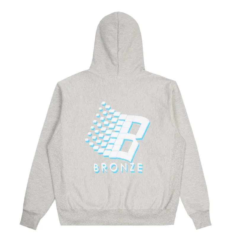 BRONZE 56K 3D B LOGO HOODIE - HEATHER GREY