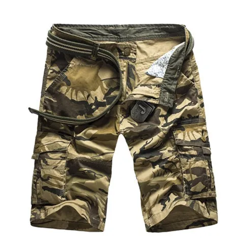 Camouflage Camo Cargo Shorts Men 2019 New Mens Casual Shorts