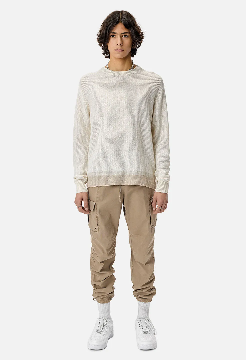 Ivory-Colored Canal Sweater, Premium Quality