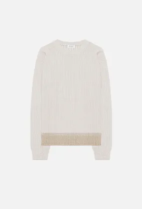 Ivory-Colored Canal Sweater, Premium Quality