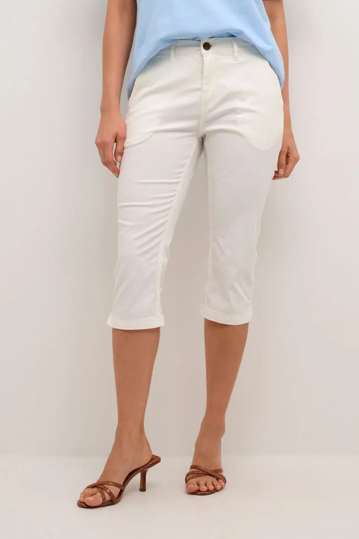 Capri Pants Off White