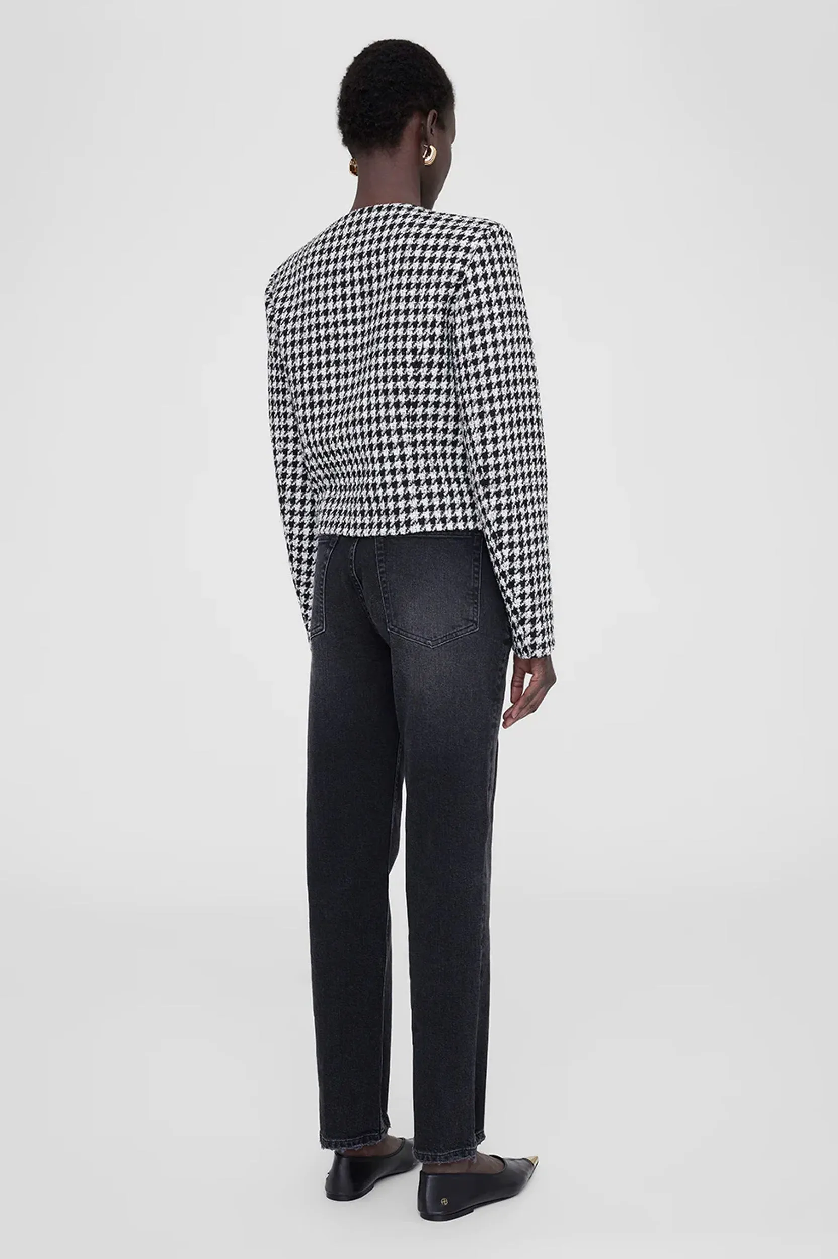 Cara Houndstooth Jacket