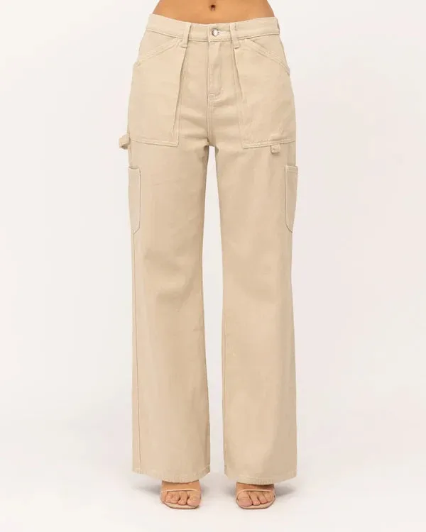 Cargo Utility Pants Natural