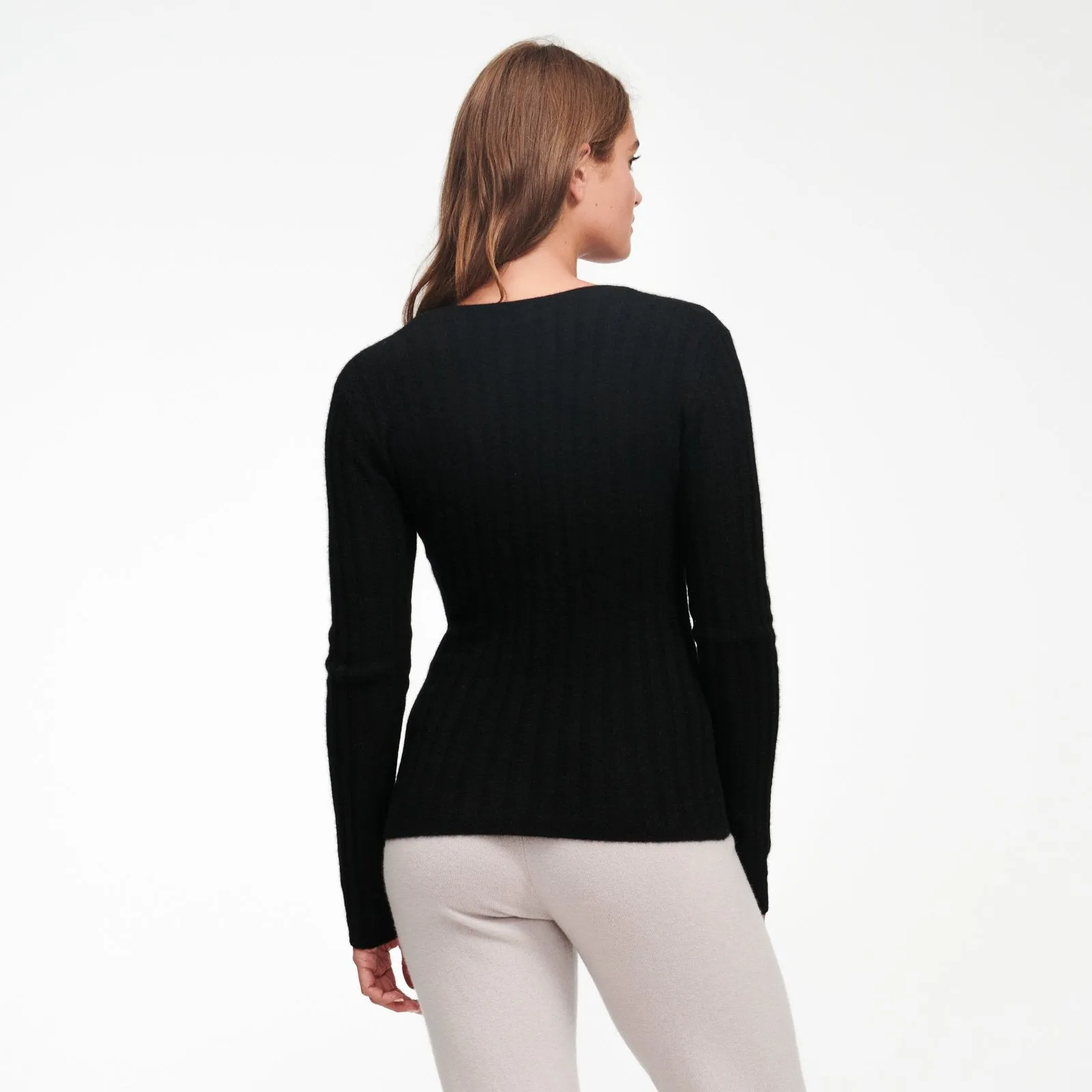 Cashmere Scoop Sweater