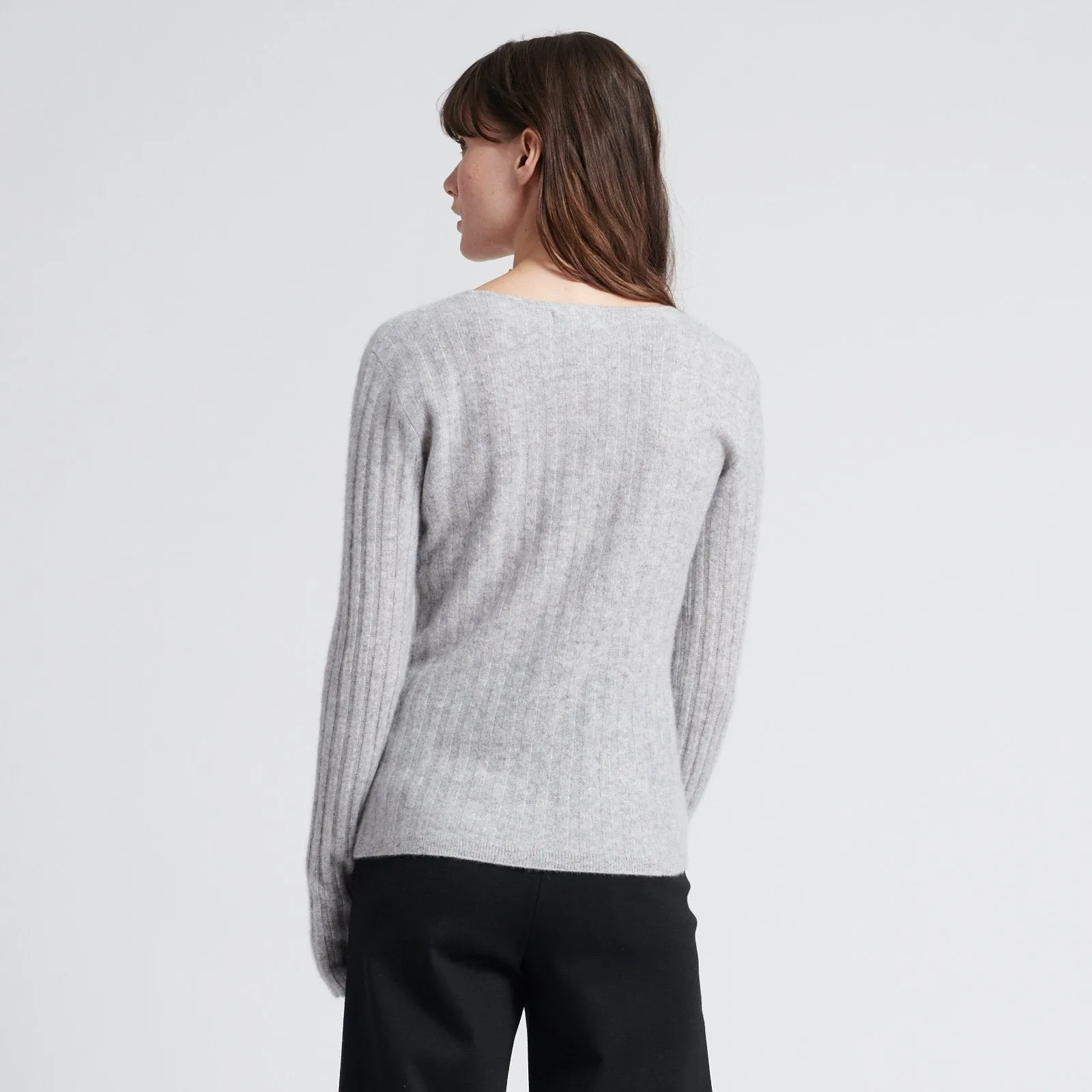 Cashmere Scoop Sweater