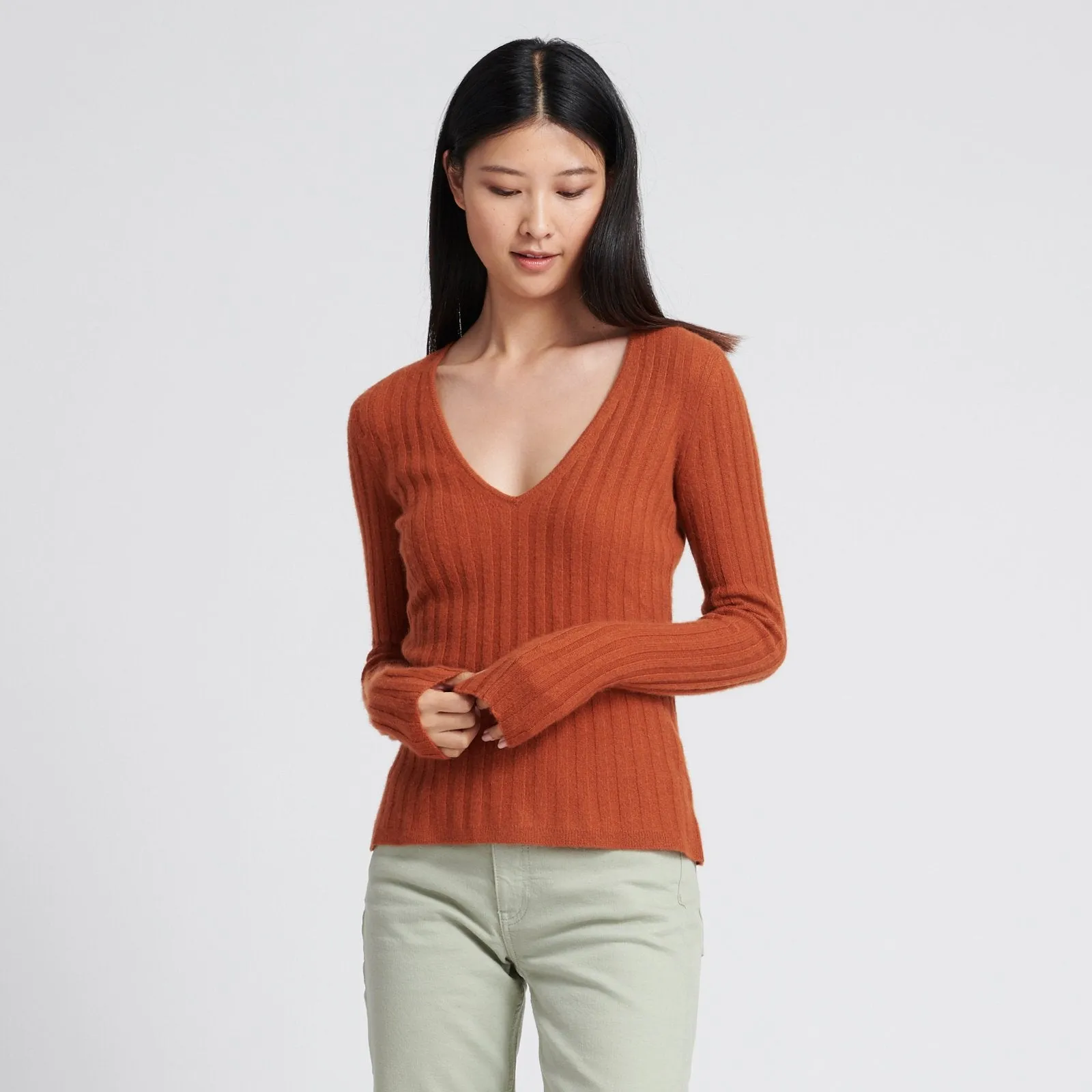 Cashmere Scoop Sweater