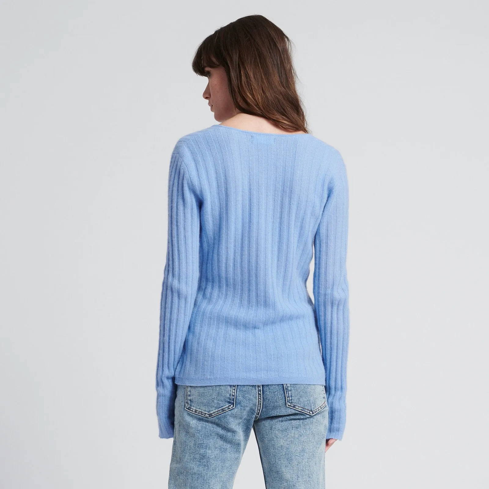 Cashmere Scoop Sweater