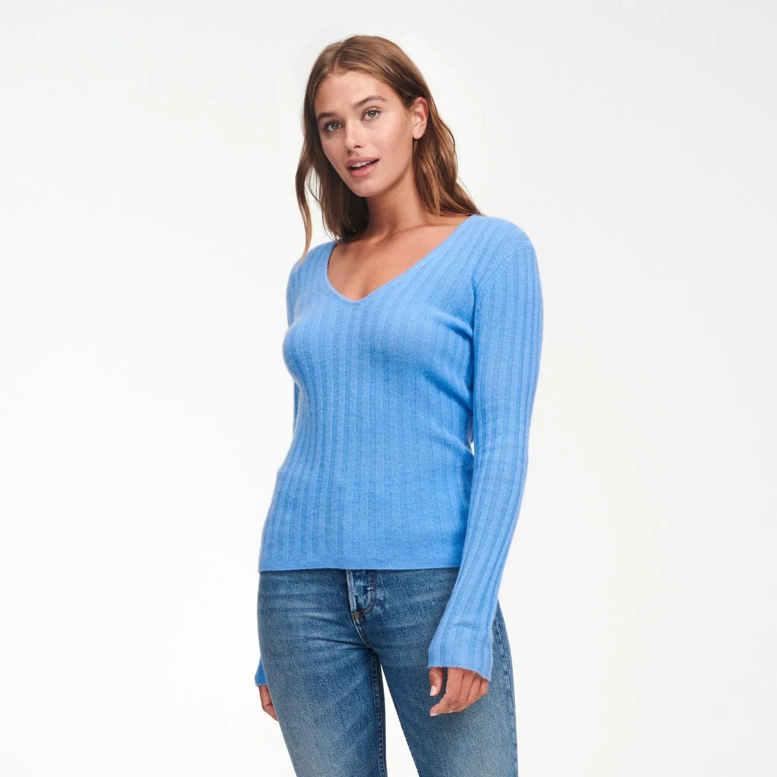 Cashmere Scoop Sweater