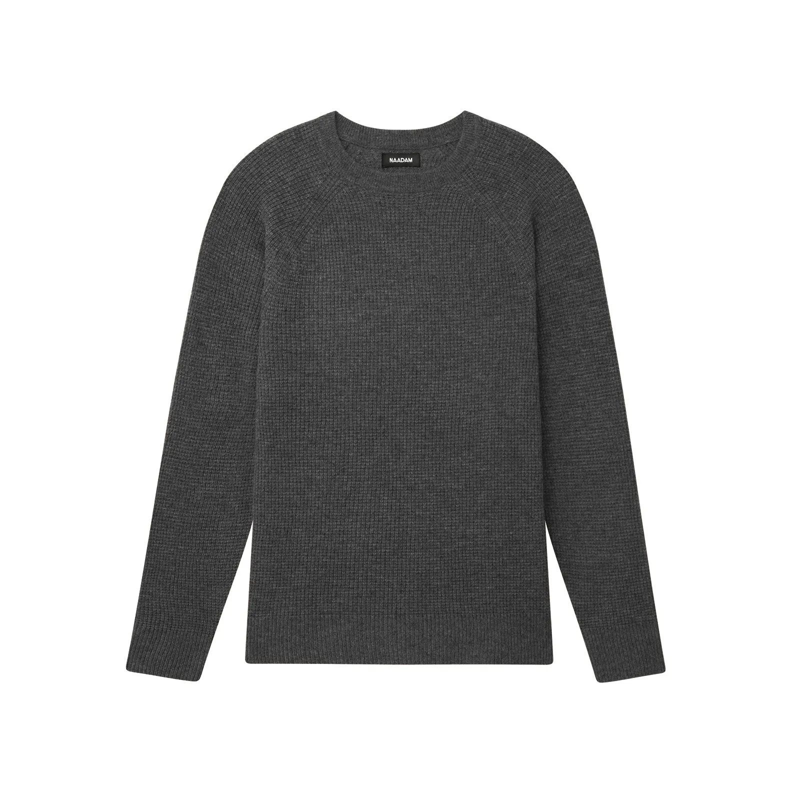 Cashmere Waffle Crewneck Sweater