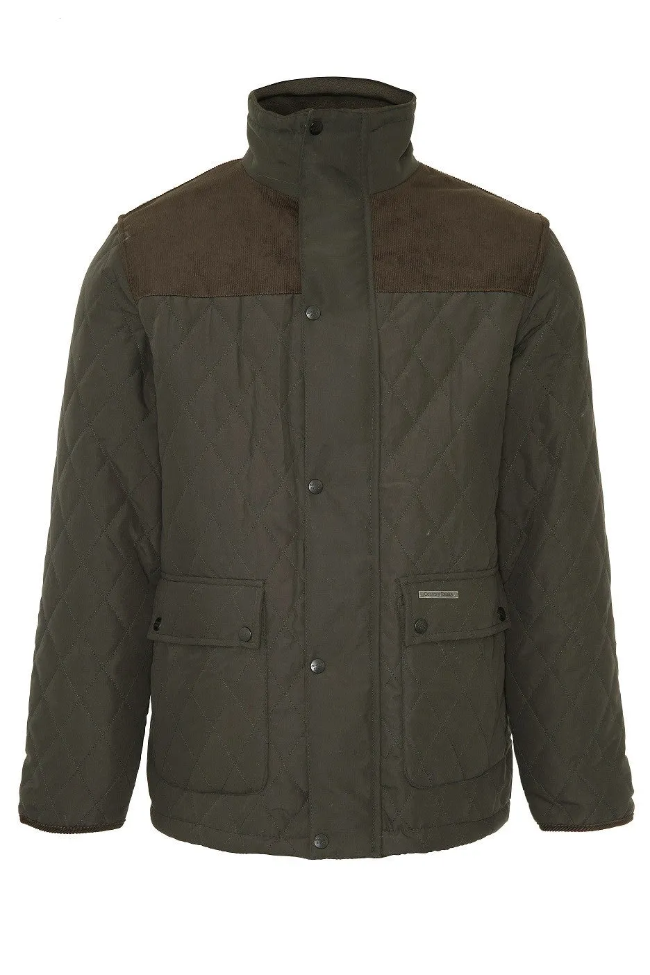 Champion Mens Lewis Padded Jacket-OLIVE