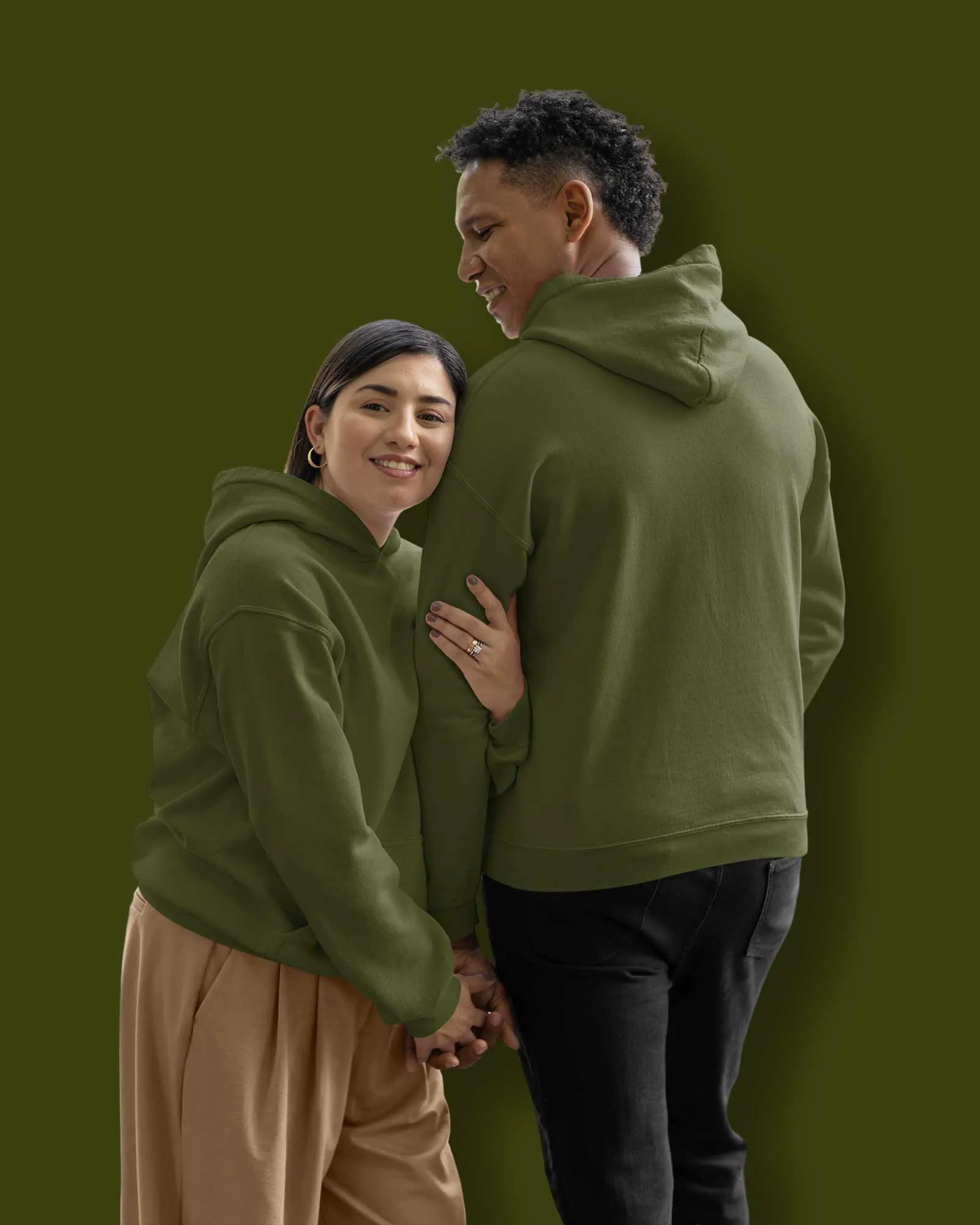 Classic Hoodie: Olive Green