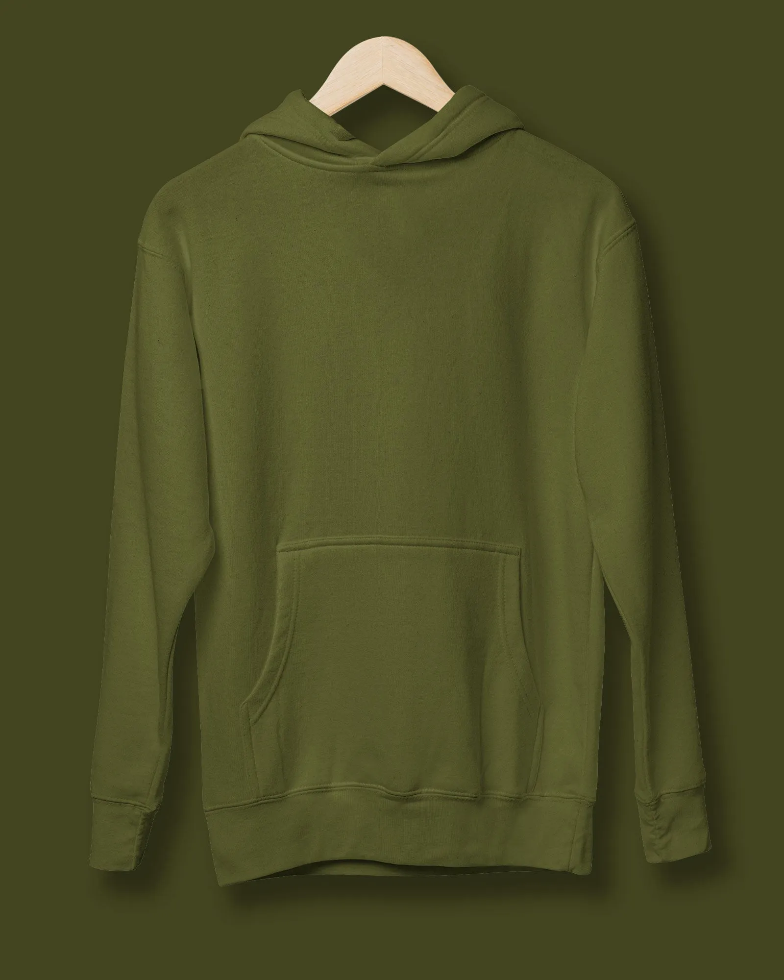 Classic Hoodie: Olive Green