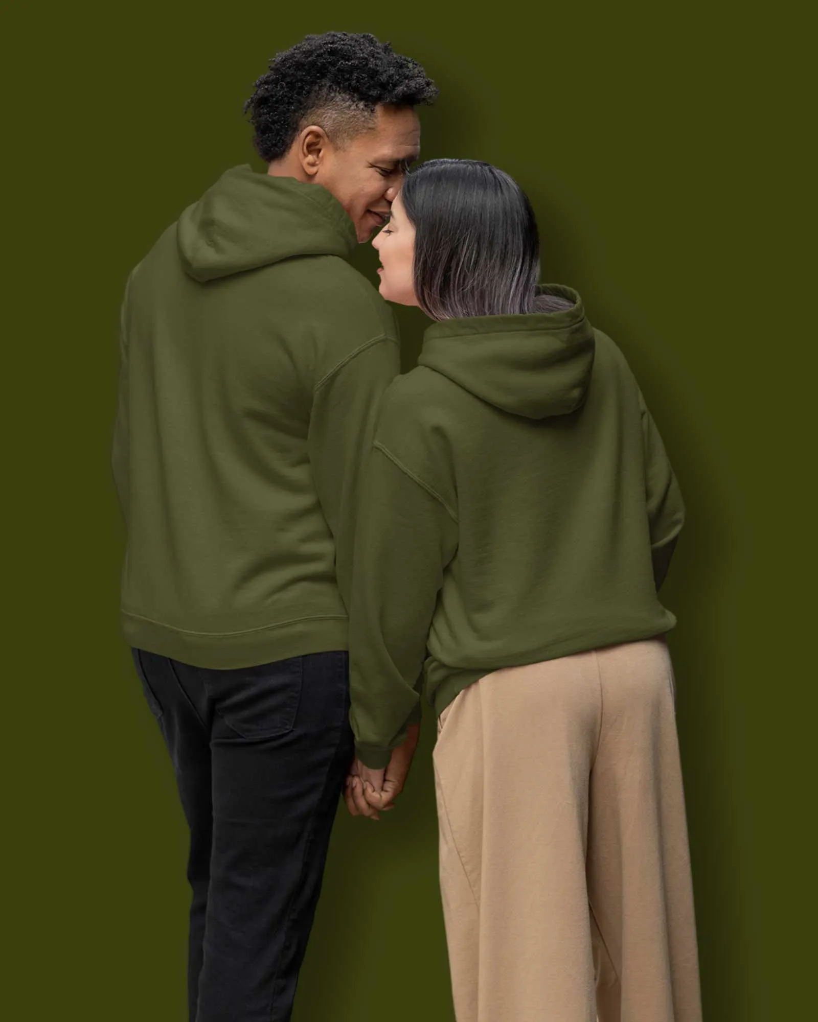 Classic Hoodie: Olive Green