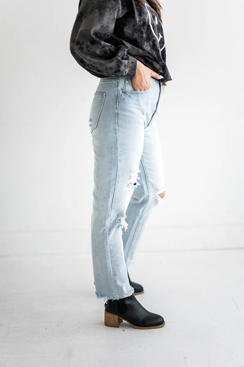 Cole High Rise Girlfriend Jeans