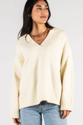 Cozy Up Sweater -Cream