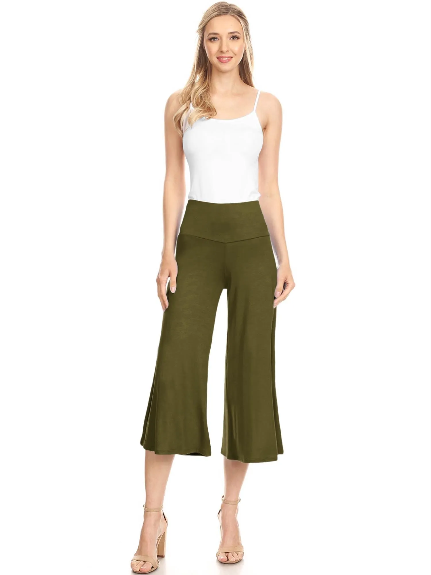 Cropped Wide Leg Lounge Pant