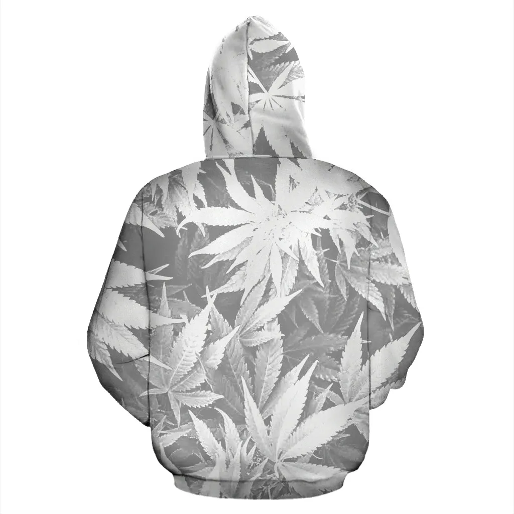 Dank Master OG White signature Zip-Up Weed Hoodie