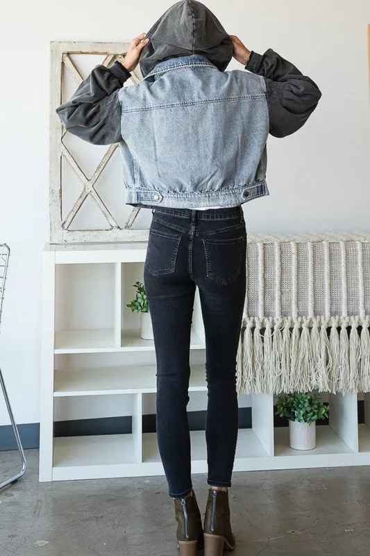 Denim Jacket Hoodie