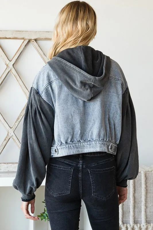 Denim Jacket Hoodie