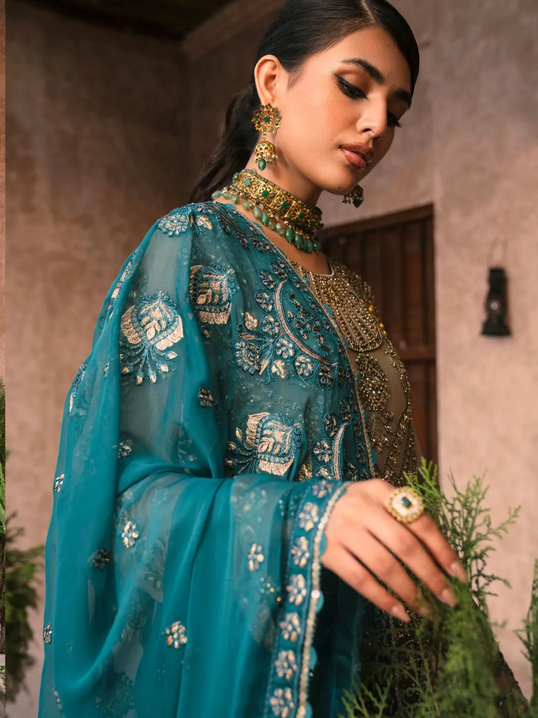 Designer Embroidered Chiffon