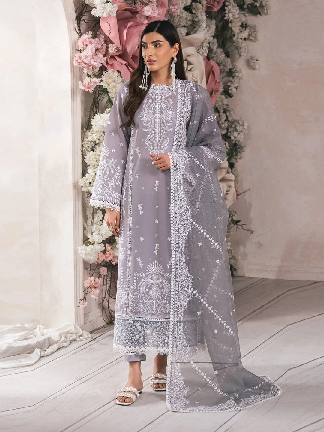 Designer Embroidered Lawn