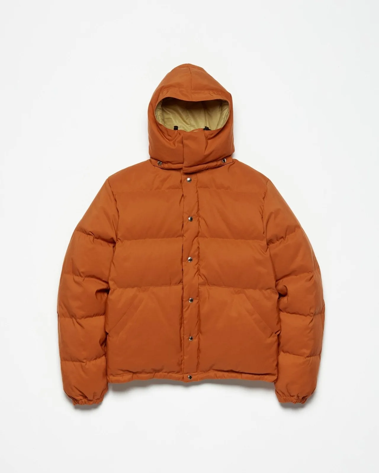 Down Sweater | 60/40 Cotton/Nylon Down Jacket | Rust/Khaki