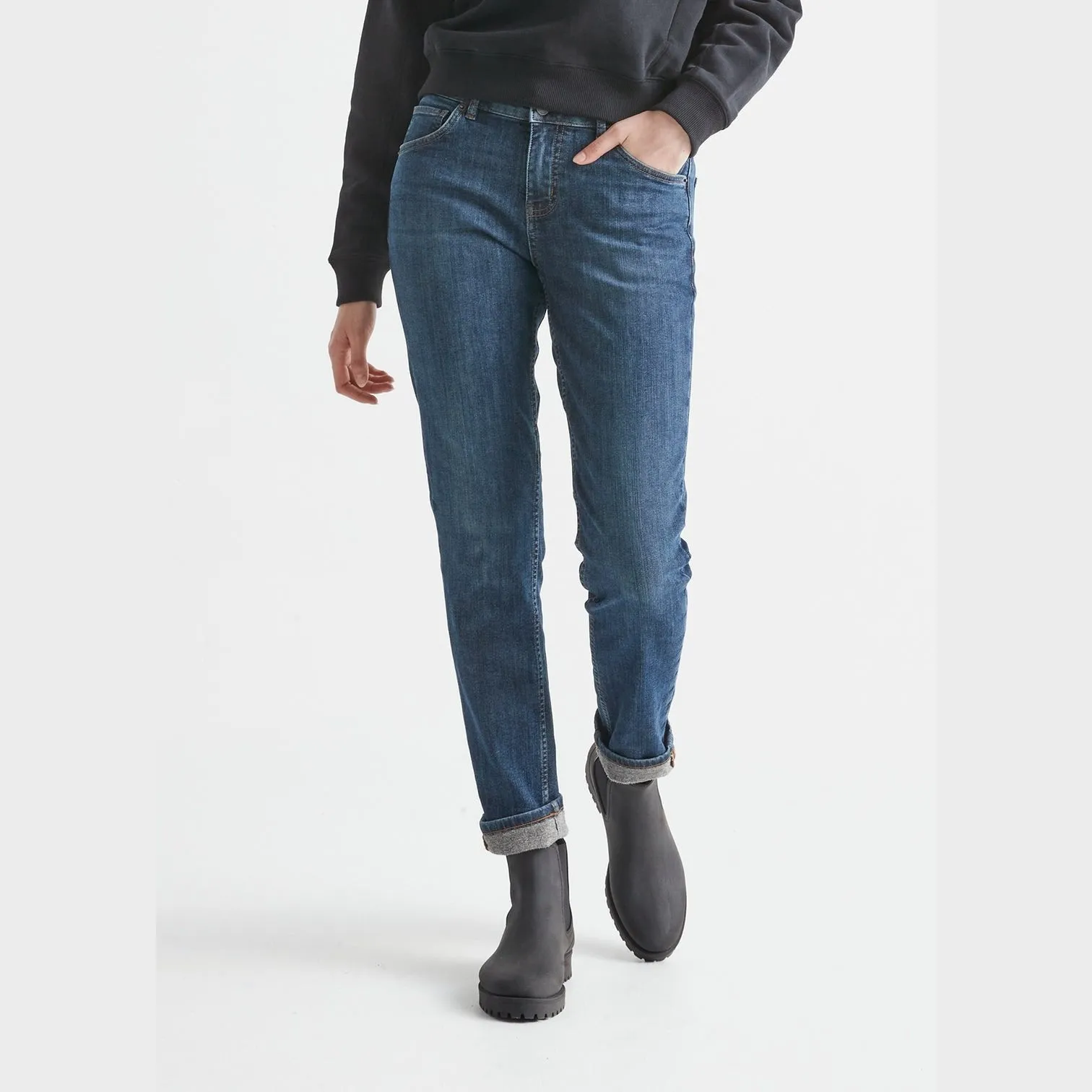 Du/er Fireside Denim Girlfriend Jean