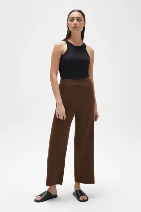 Ella Knit Pant Burnt Ochre