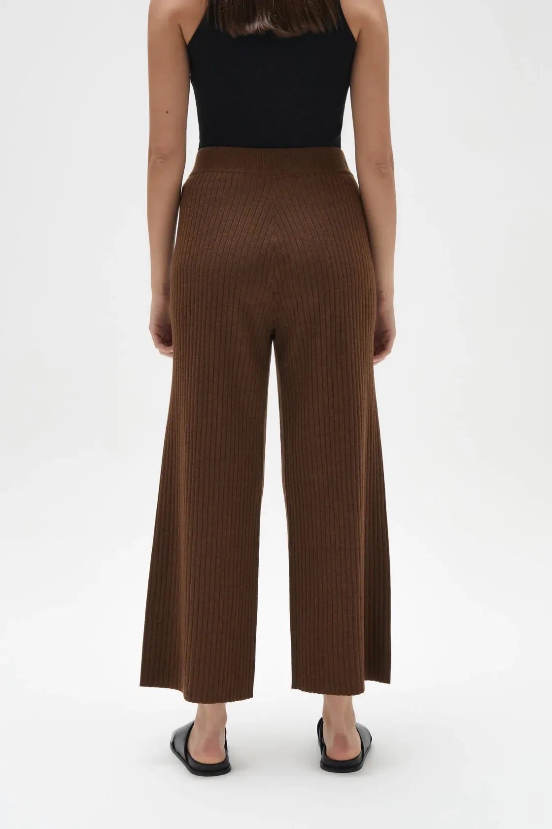 Ella Knit Pant Burnt Ochre