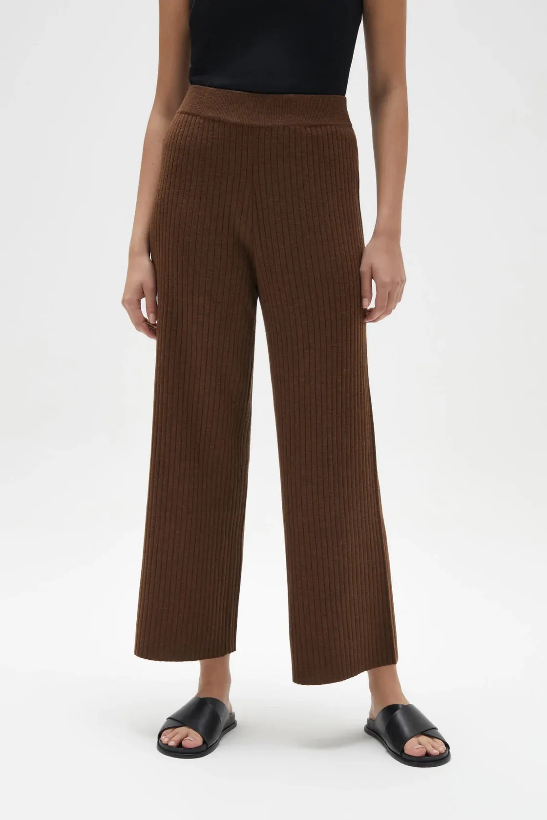 Ella Knit Pant Burnt Ochre