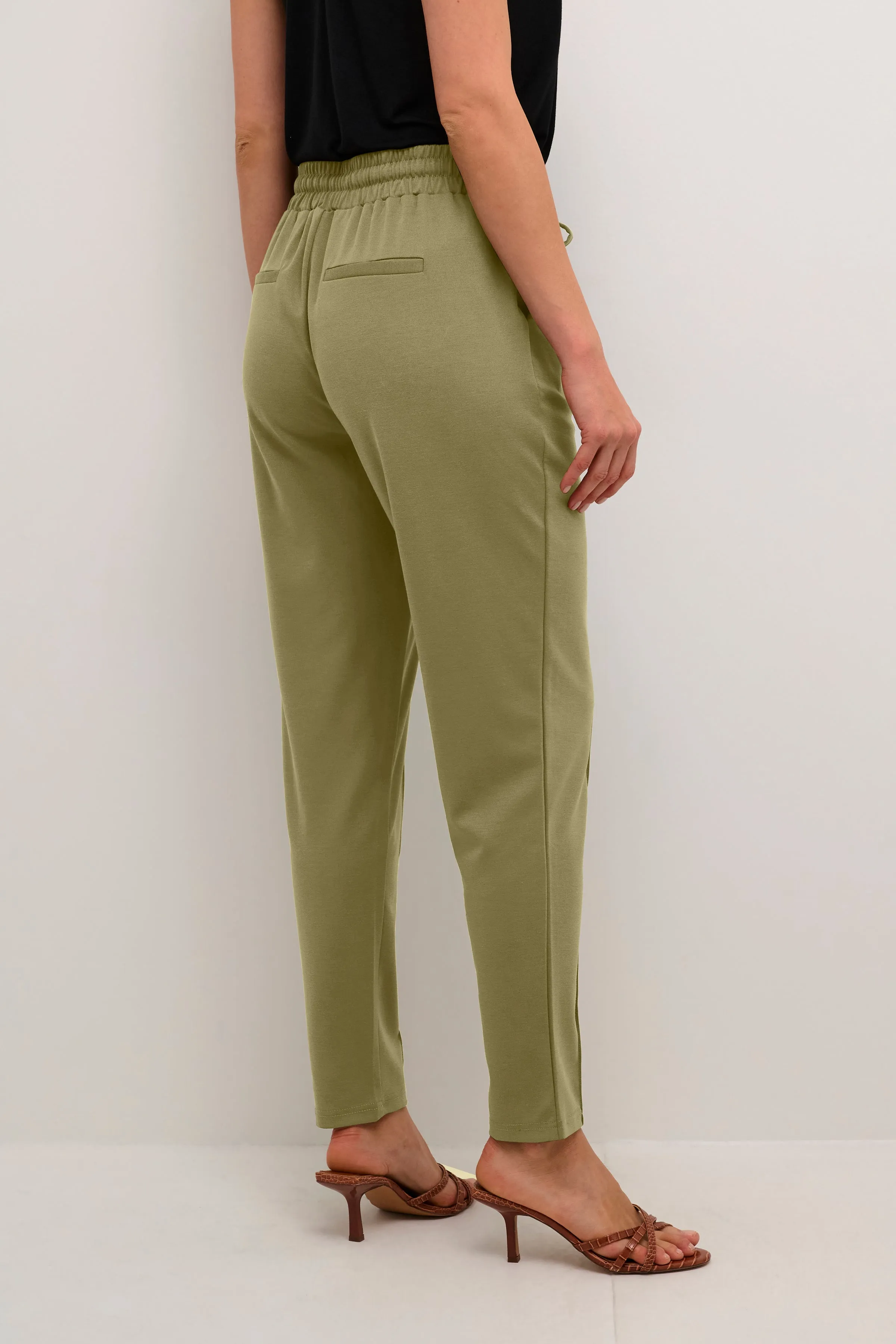 Eloise Jersey Trouser Green