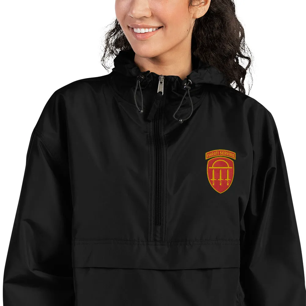 Embroidered Unisex Champion Packable Jacket - Georgia State Defense Force