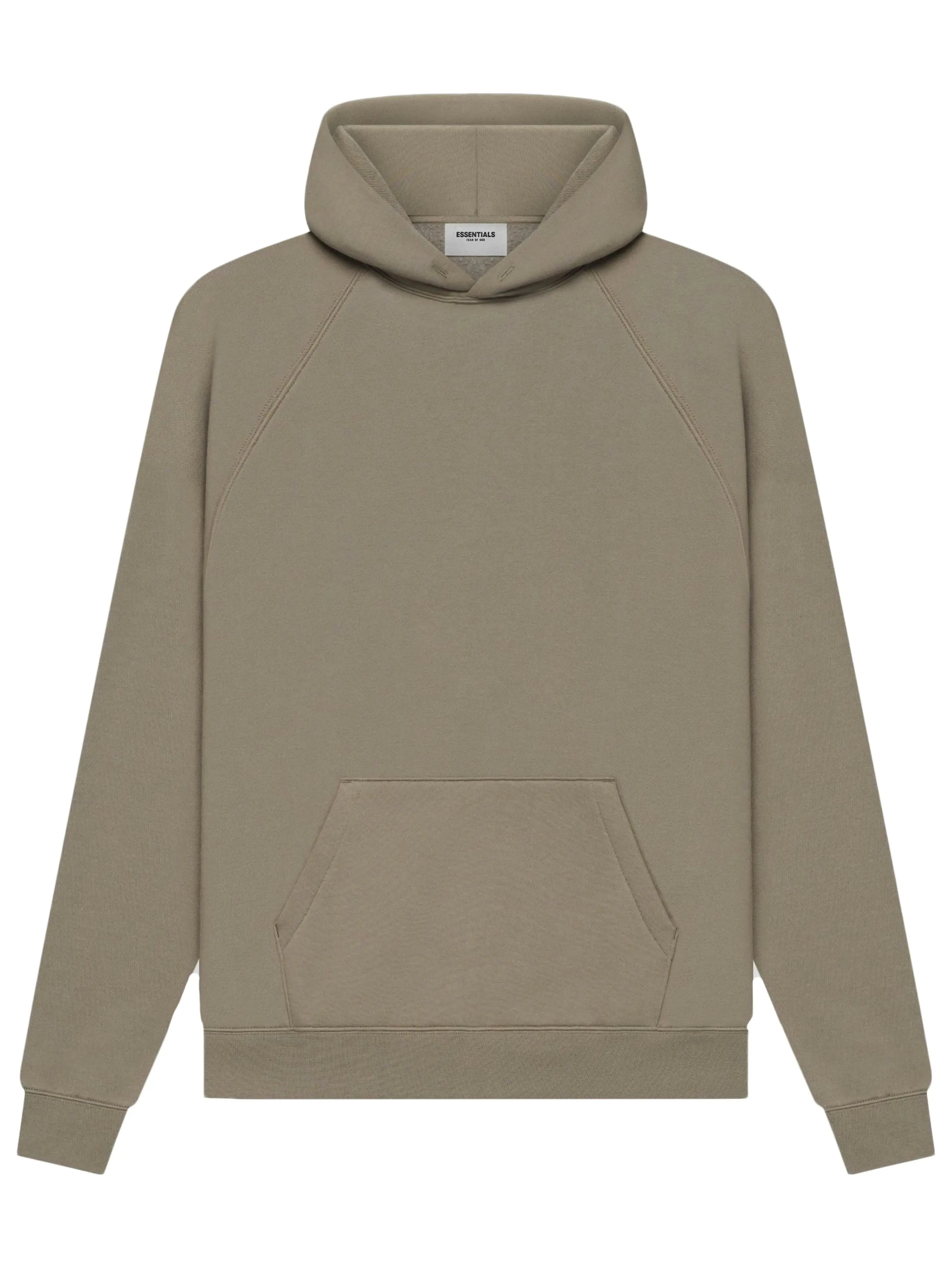 Fear Of God Essentials Back Logo Hoodie Taupe [SS21]