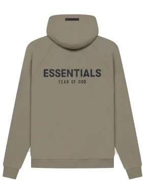 Fear Of God Essentials Back Logo Hoodie Taupe [SS21]