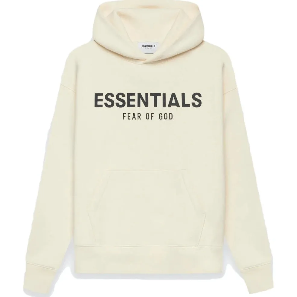 FEAR OF GOD ESSENTIALS HOODIE BUTTERCREAM KIDS/JR