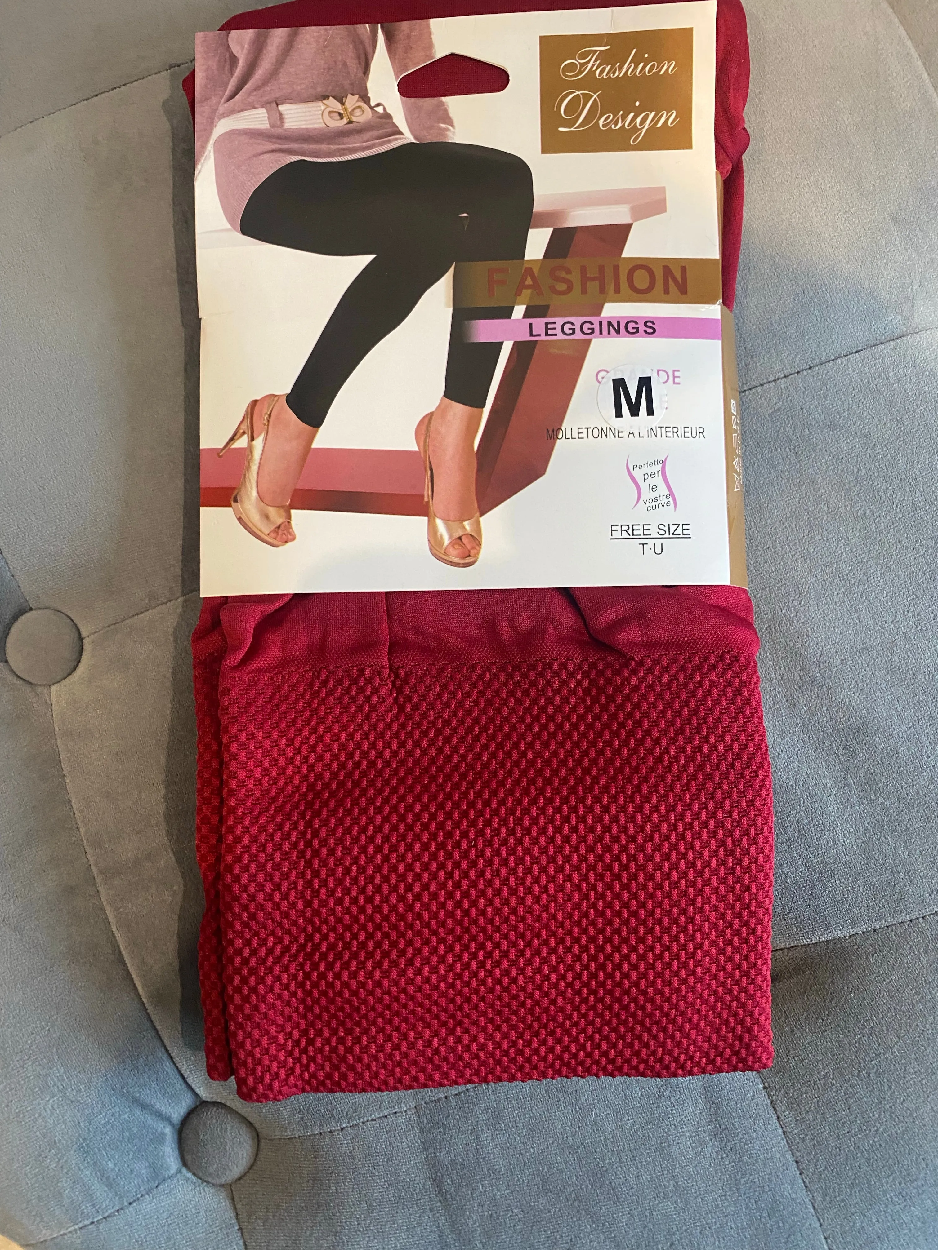 Fleece lined stretch seem less leggings - Regular