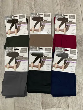 Fleece lined stretch seem less leggings - Regular